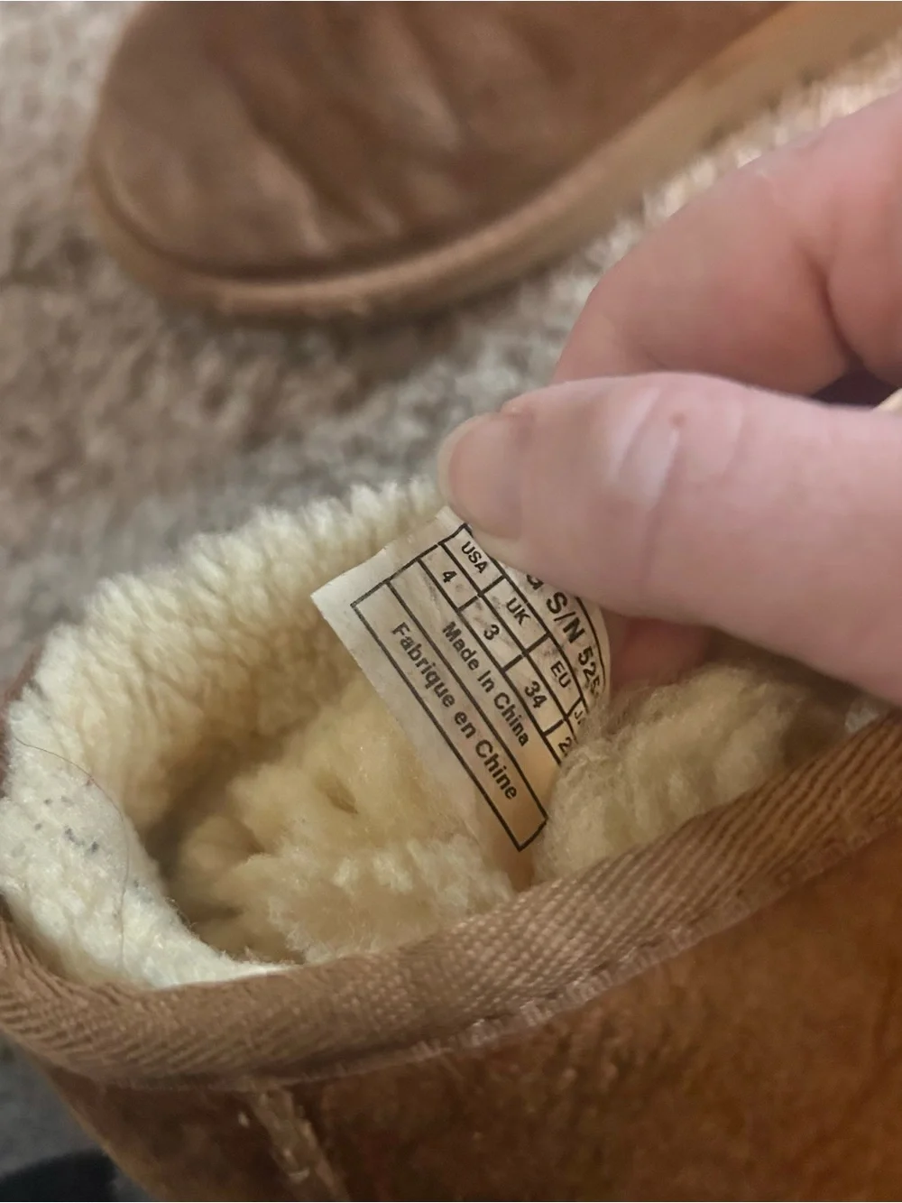 UGG Cozy chestnut Brown Shearling-Lined Short Boots
